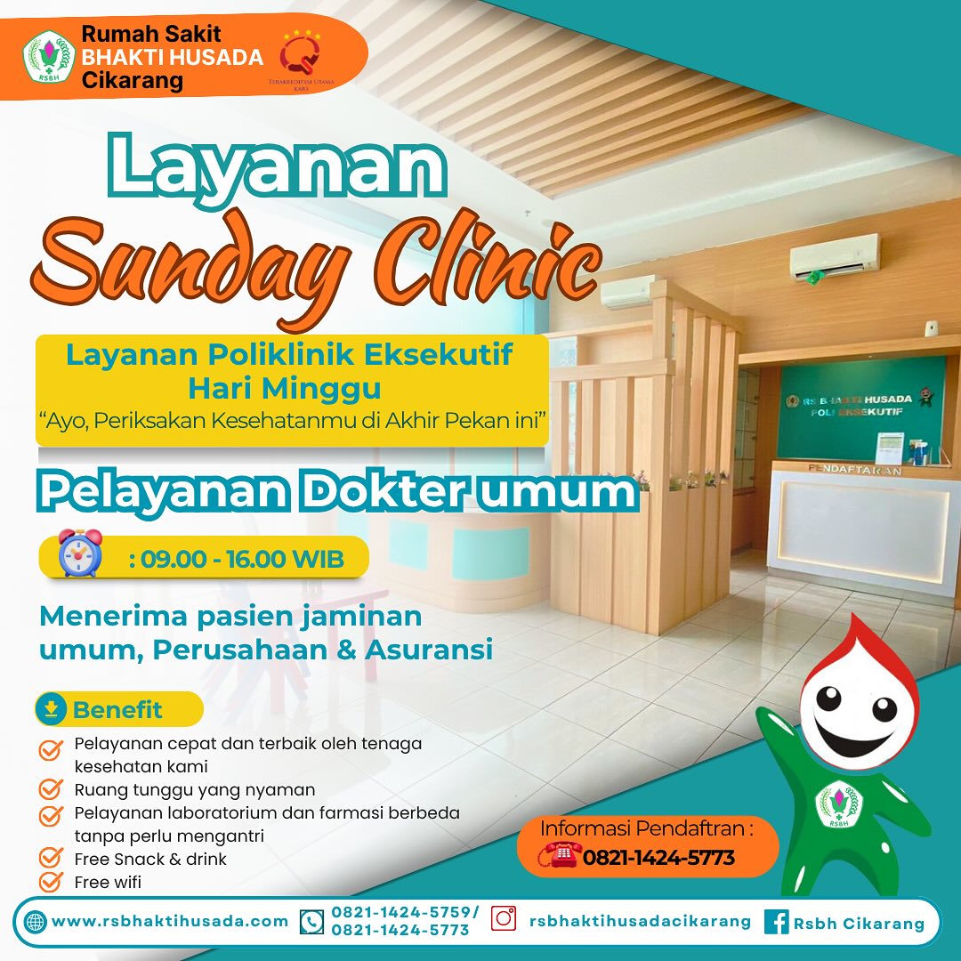 Layanan Sunday Clinic adalah Solusi Kesehatan di Akhir Pekan untuk Warga Cikarang dan Sekitarnya