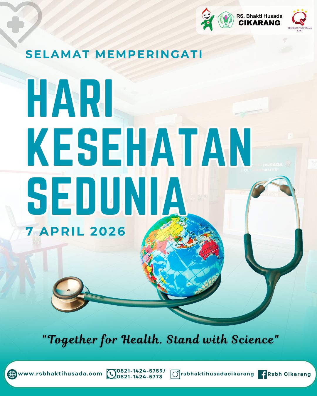 Rumah Sakit Bhakti Husada Cikarang Peringati Hari Kesehatan Sedunia 2026: "Kesehatanku, Hakku"